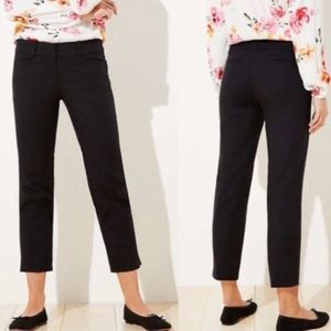 NEW‎ Loft Riviera Ankle pants, black, 00P